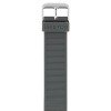 Bracelet interchangeable en silicone -Gris pour montres BRISTON