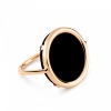 Bague Ginette NY Disc Ring Black Onyx