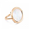 Bague Ginette NY Disc Ring Mother Of Pearl