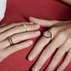 Bague Ginette NY Disc Ring Mother Of Pearl