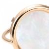 Bague Ginette NY Disc Ring Mother Of Pearl