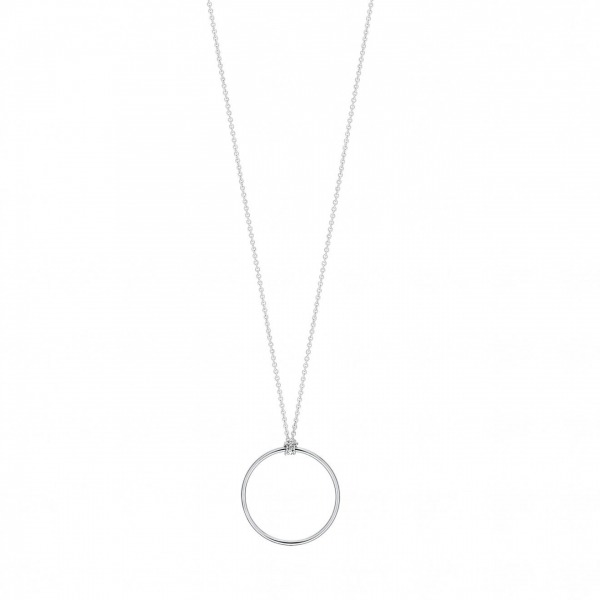 Collier Ginette NY Mini Circle Or Blanc