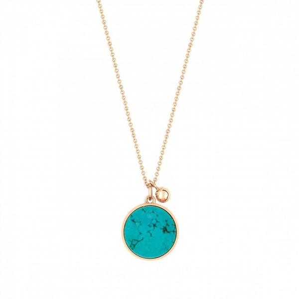Collier Ginette NY Ever Turquoise Or Rose
