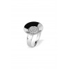 Bague TOM G Coupole Or Blanc Et Diamants Blancs