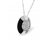 Pendentif TOM G Coupole Or Blanc Et Diamants Blancs