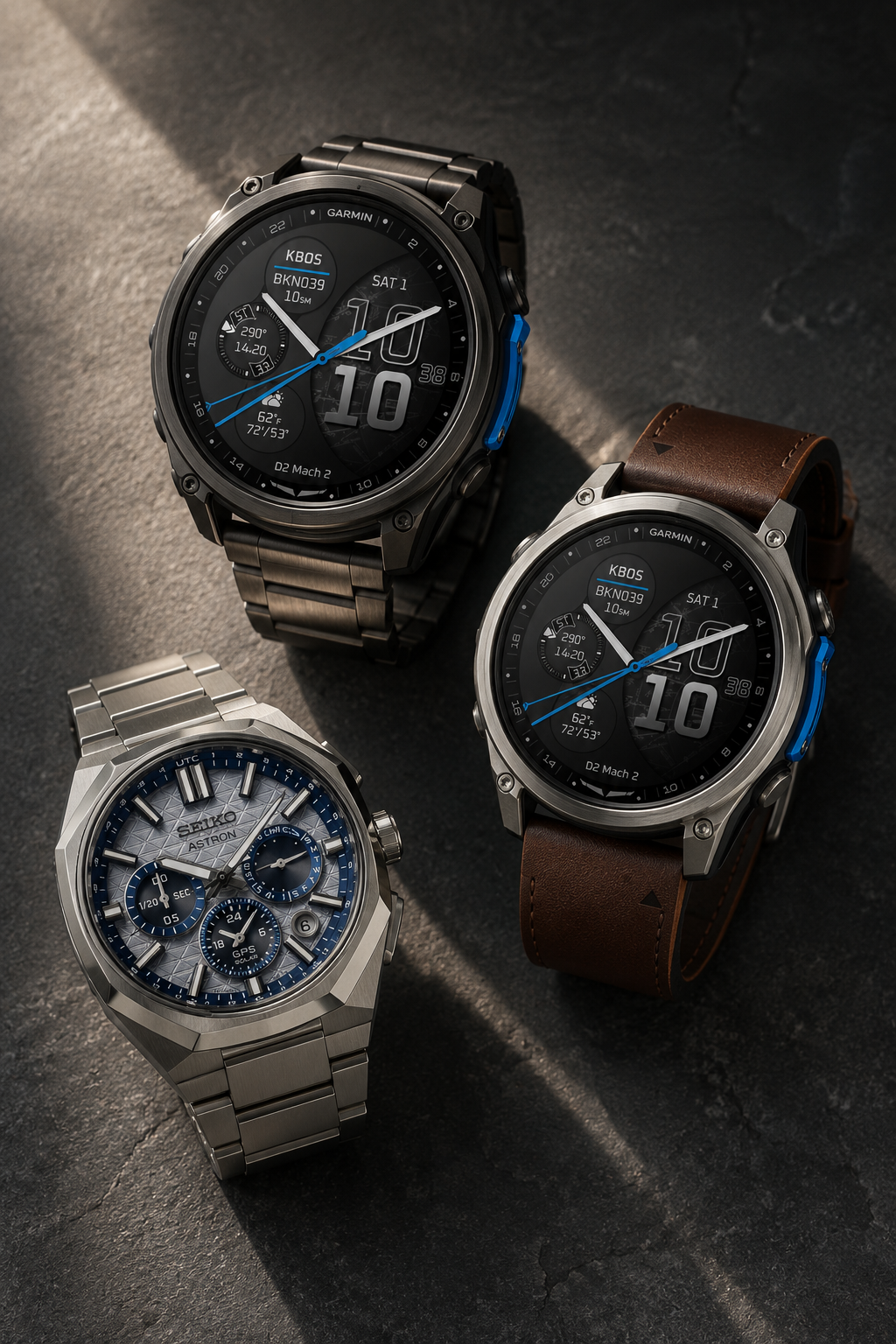 Montres fete peres 2026 : garmin d2 mach 2 et seiko astrons 145 ans
