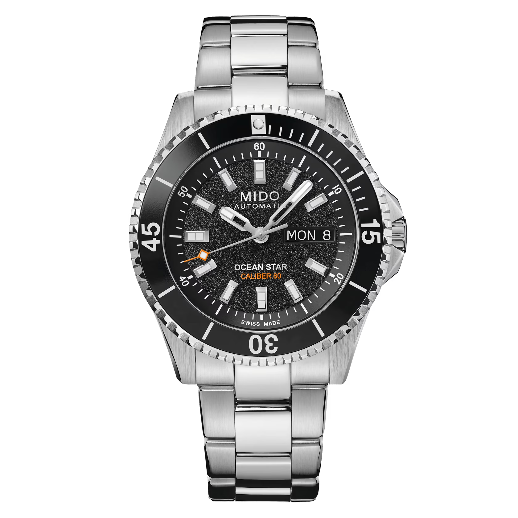 Mido Ocean Star 200 cadran noir bracelet acier 41 mm