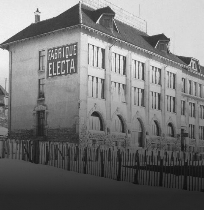 Photographie d'archive Gallet, la Fabrique Electa de La Chaux-de-Fonds