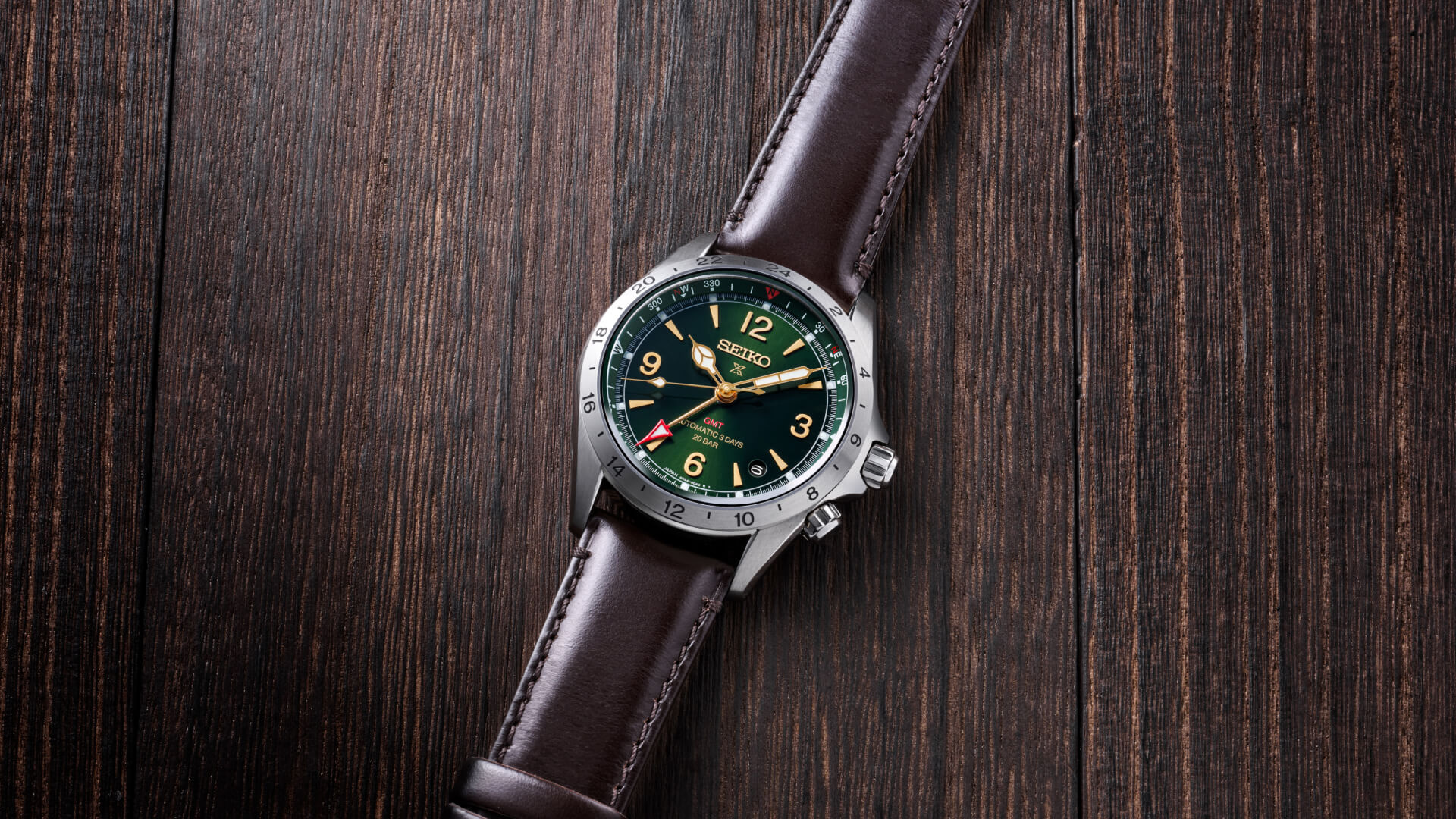 SARB017 : l'Alpinist verte de Seiko passe au GMT