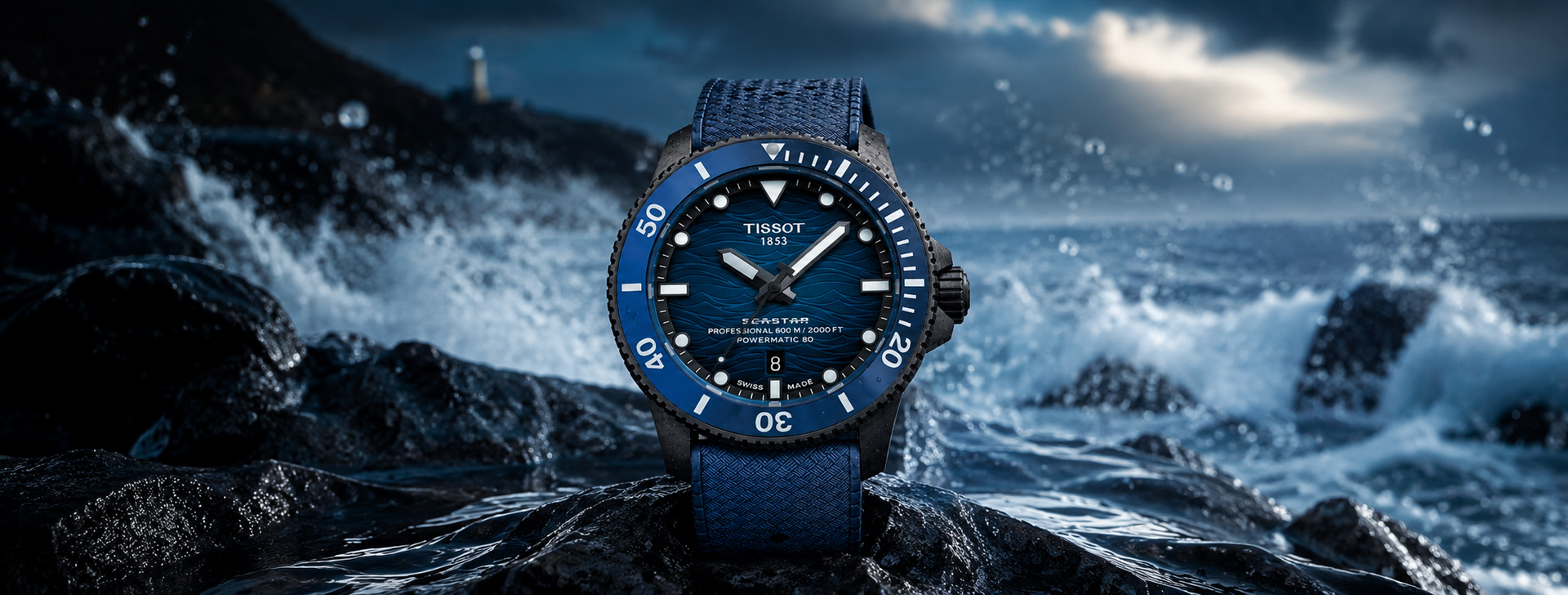 Tissot Seastar 2000 : 5 nouvelles montres 44 mm plongent à 600 mètres