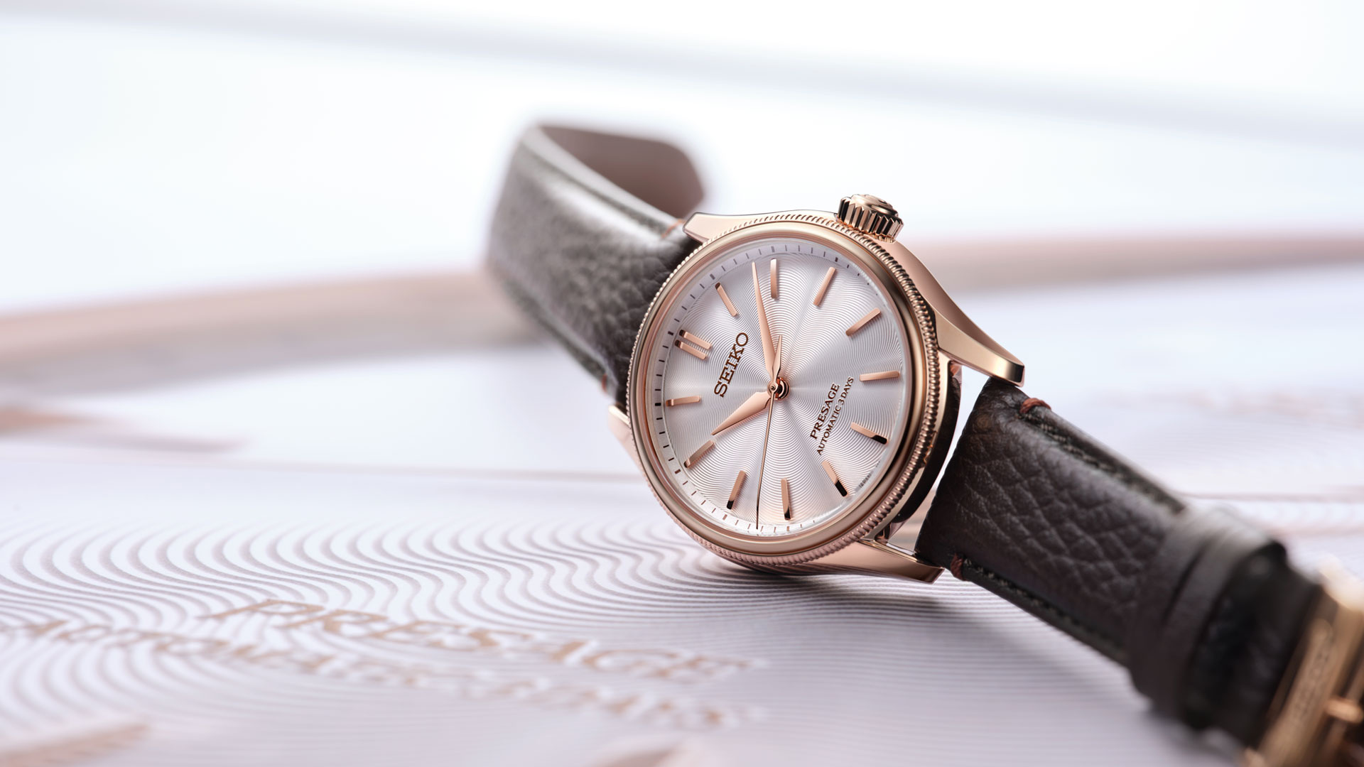Seiko Presage Tomioka Silk, quatre nouveautés en 38 mm