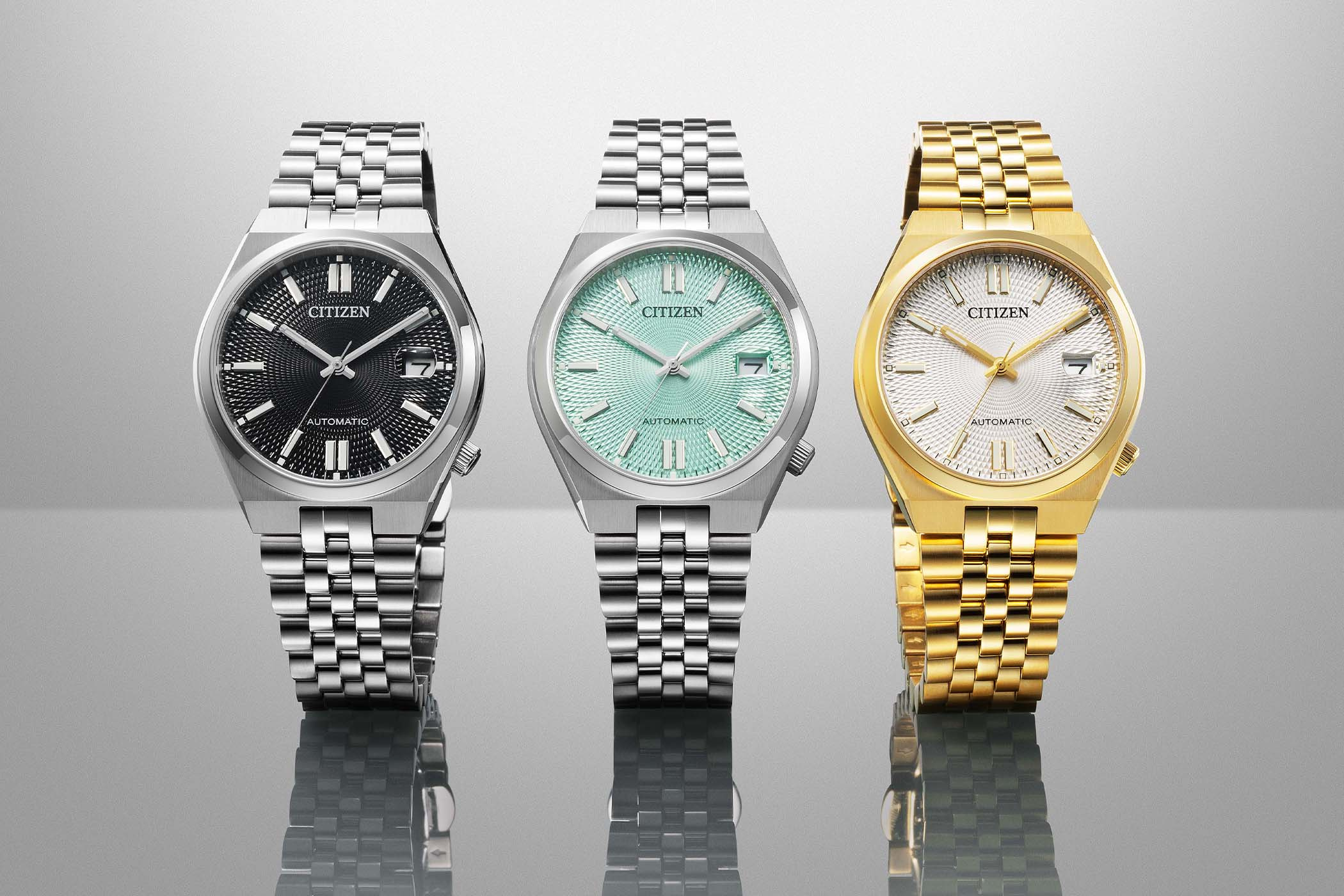 Citizen Tsuyosa 60, le vert d’eau prend du relief