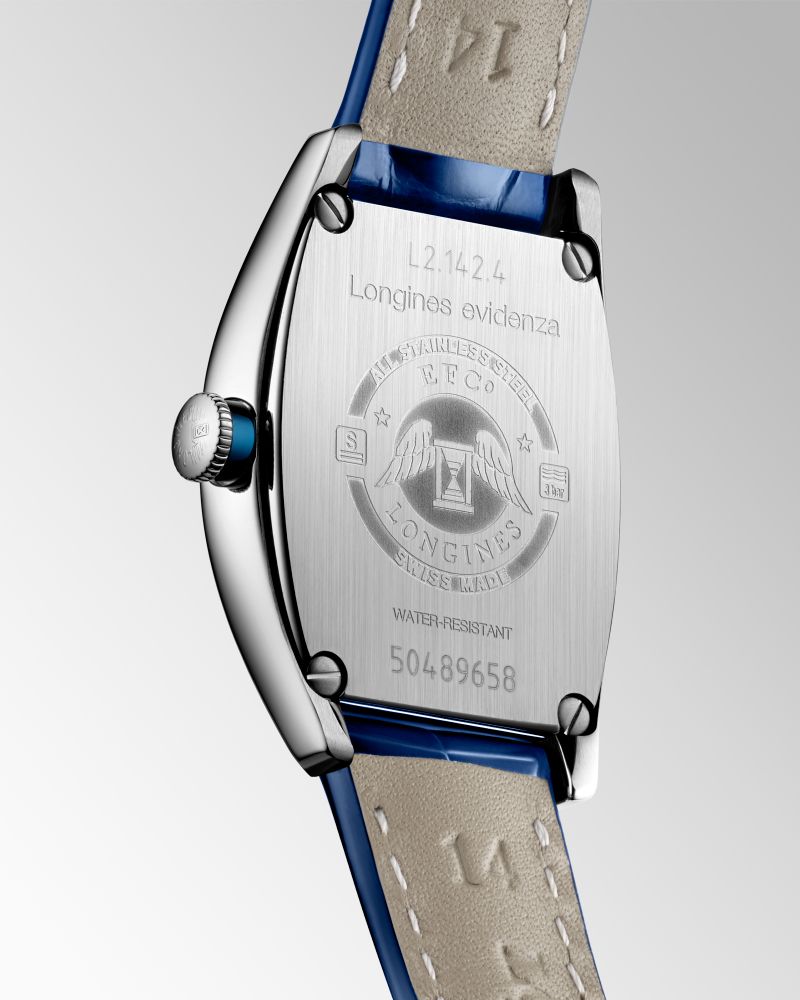 Montre Longines Evidenza Bracelet Cuir Bleu