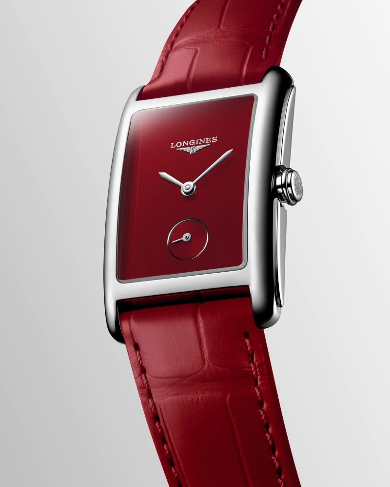 Montre Longines DolceVita Cadran Rouge Laqué Poli