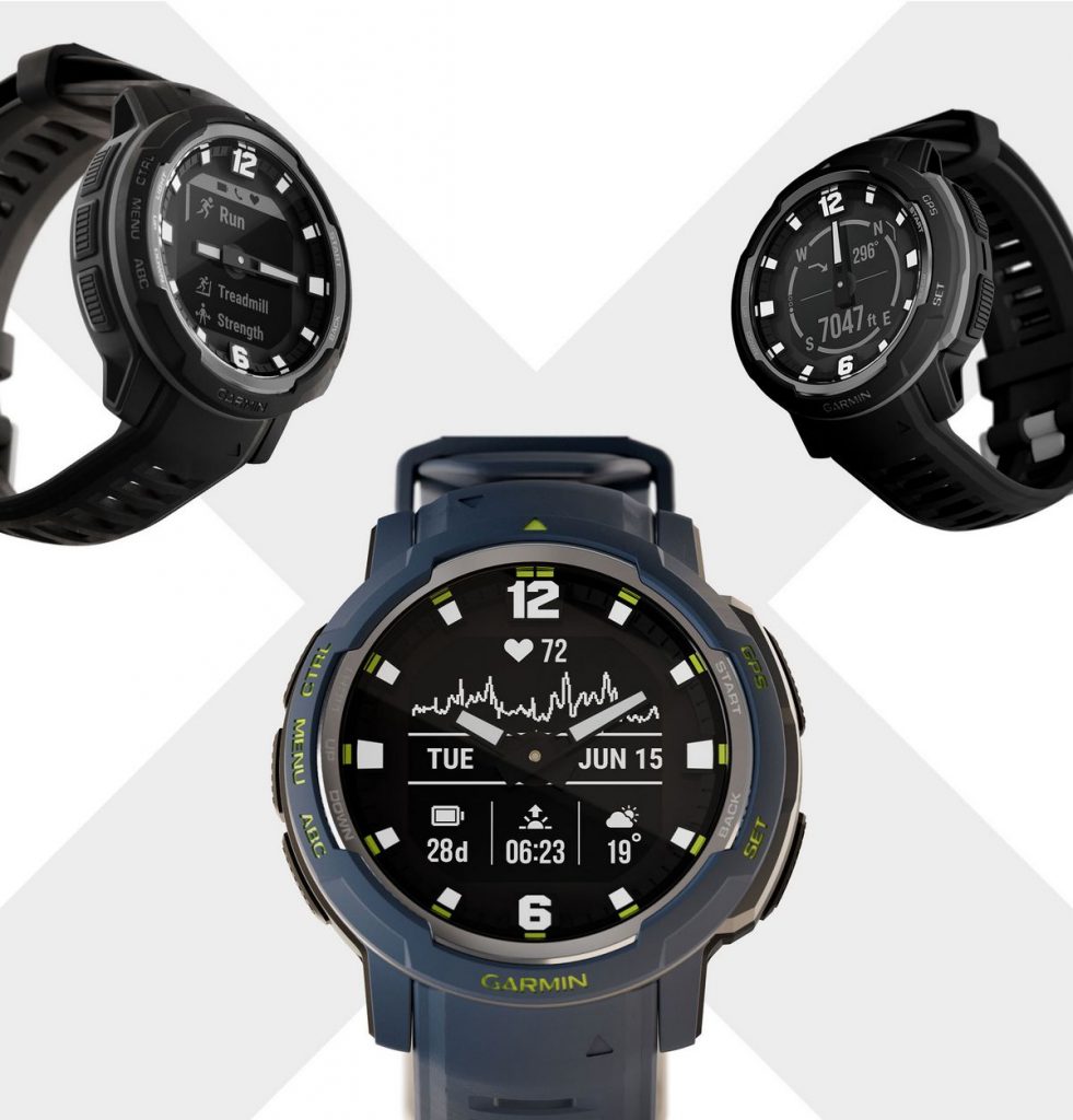 Montre Garmin Instinct Crossover Édition Standard