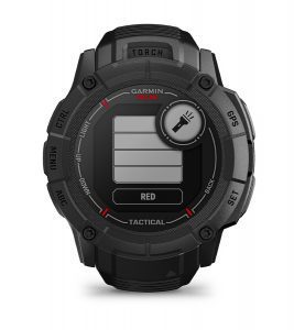 Montre Garmin Instinct 2X Solar Tactical Beige Coyotte lampe torche