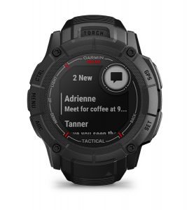 NOTIFICATIONS INTELLIGENTES Montre Garmin Instinct 2X Solar Tactical